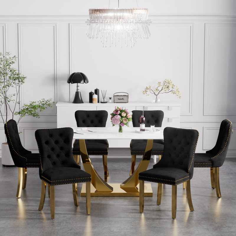 Rosdorf Park Hoppus Rectangular 35.4 W Dining Set Wayfair